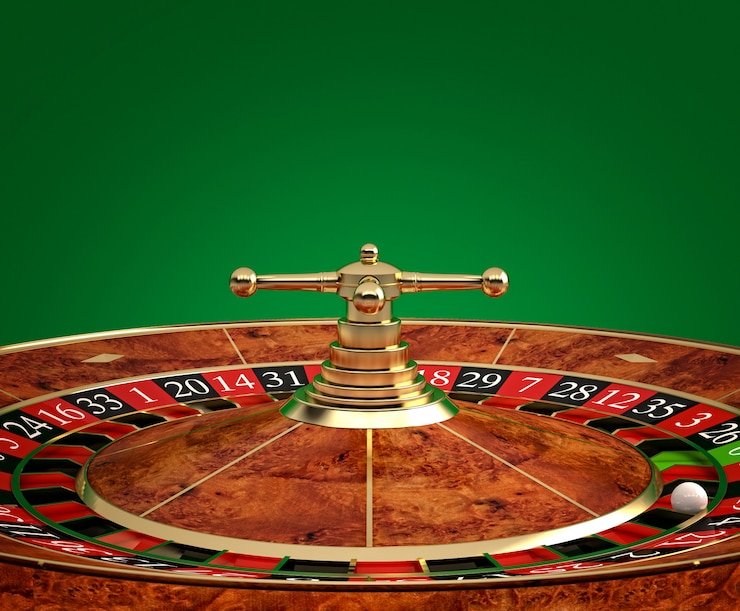 Community cards on the felt with dealer controls